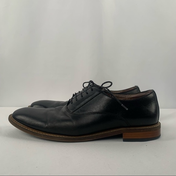 Aston Grey‎ Leu Leather Lace Up Oxford in Black Size 12 - Picture 5 of 8
